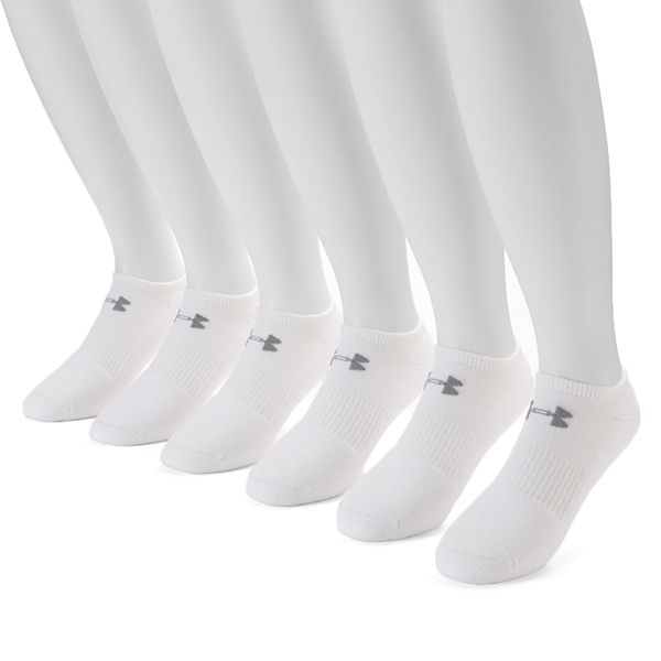 Under Armour Adult Cotton Quarter Socks 6-Pairs Shoe Mens