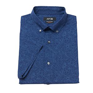 Men's Apt. 9® Slim-Fit Stretch Button-Down Collar Dress Shirt