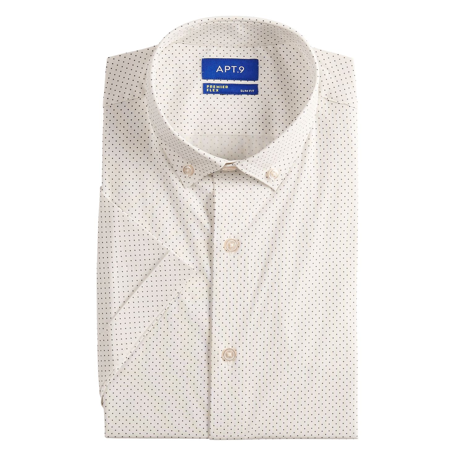 mens short sleeve white dress shirt slim fit