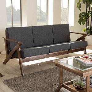 Baxton Studio Cayla Mid-Century Modern Sofa