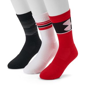 Men's Under Armour 3-pack Performance Training Crew Socks
