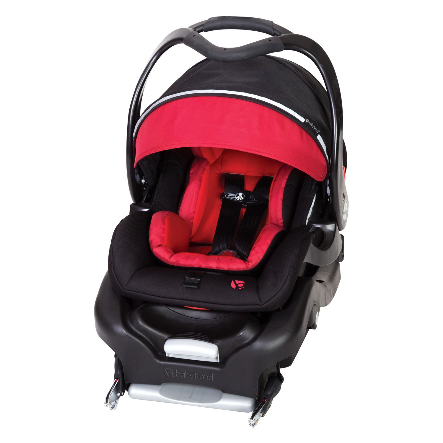 baby trend red and black car seat