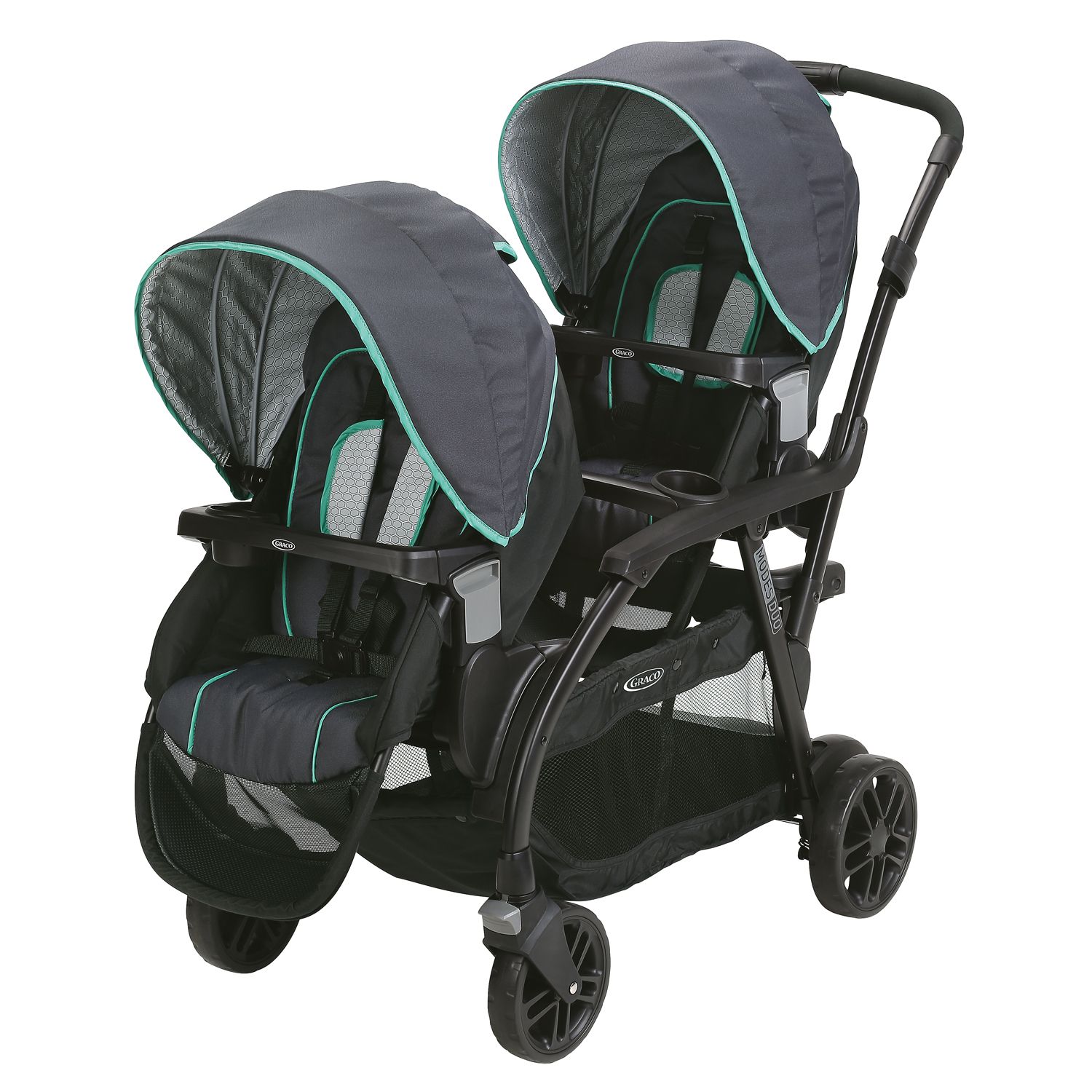 graco ready2grow double pushchair