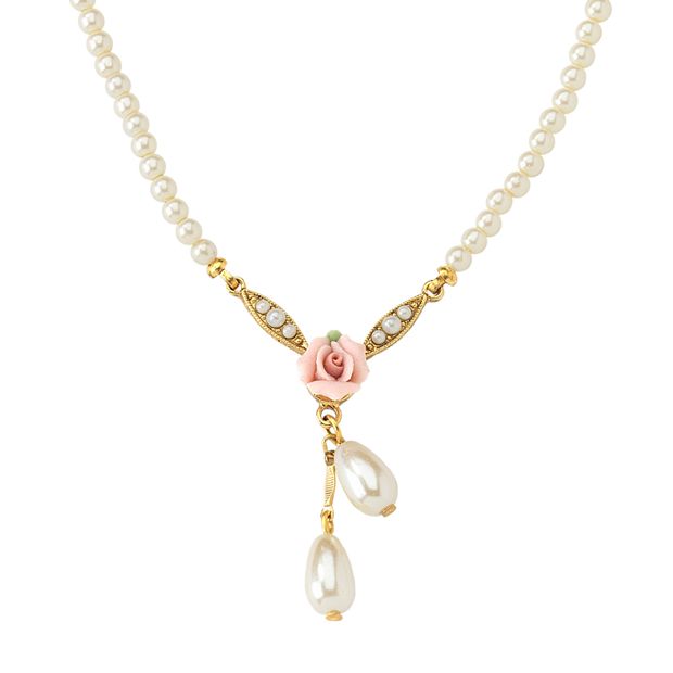 Kohls on sale rose necklace