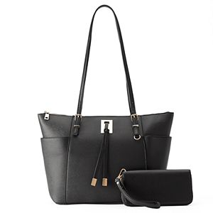 Deluxity Farrah Tote with Wallet