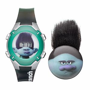 DreamWorks Trolls Branch Kids' Digital Light-Up Watch & Pin Set