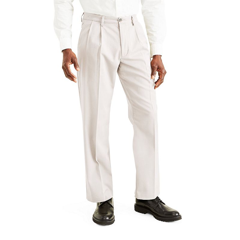 Men's Dockers&reg; Stretch Easy Khaki D3 Classic-fit Pleated Pants, Size: 30x32, Lt Beige