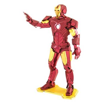 Fascinations Metal Earth 3D Laser Cut Steel Model Kit DIY Marvel Iron Man Helmet 