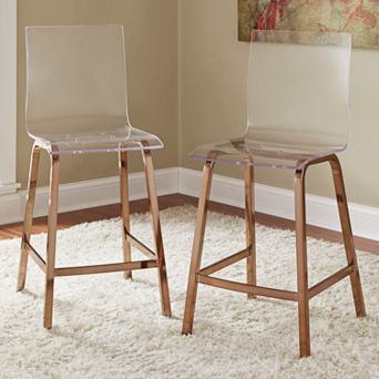 HomeVance Aralia Glam Counter Chair 2 pc Set
