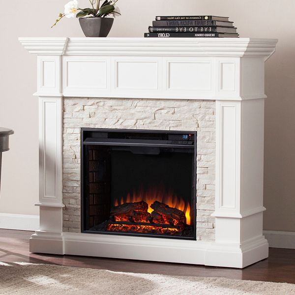 Schaefer Convertible Corner Electric Fireplace