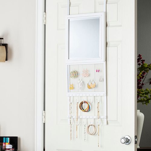 Karisse Over-the-Door Jewelry Storage & Mirror
