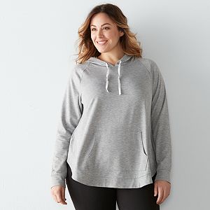 Plus Size SONOMA Goods for Life™ Everyday Shirttail Lounge Sweatshirt