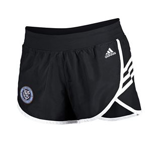 Women's adidas New York City FC Logo Driven Shorts