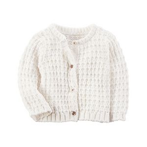 Baby Girl Carter's Textured Cardigan Sweater