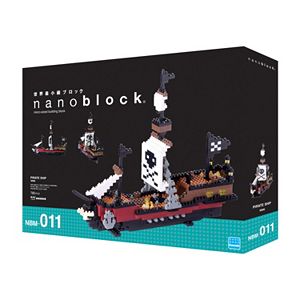 nanoblock Level 5 Pirate Ship 3D Puzzle
