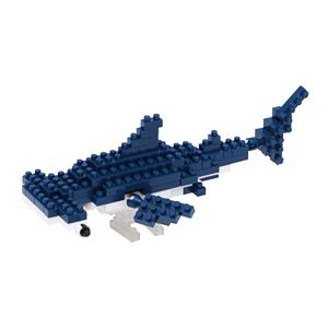 nanoblock Animals Level 2 Hammerhead Shark 3D Puzzle