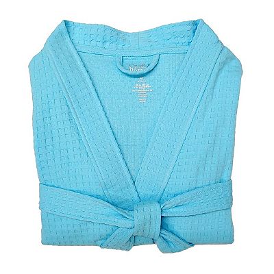 blue vivienne westwood dress Women's Waffle Mid Weight Long Sleeve Mid Length Zip Dressing Gown wit –  Suzy & Me Collection main image 0
