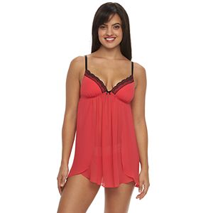 Women's Apt. 9® Fantasy Bouquet Chiffon Babydoll Chemise