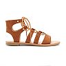 SO® Women's Lace-Up Gladiator Sandals