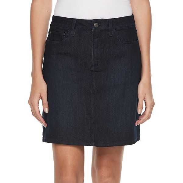 Black jean outlet skirt kohls