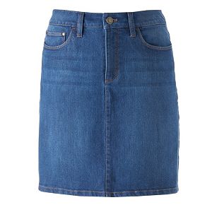 Women's Croft & Barrow® Jean Skort