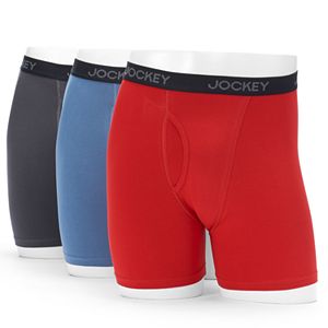 Men's Jockey Classics 3-pack StayDry Stretch Midway Briefs