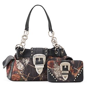 Mossy Oak Naomi Camouflage Tote with Wallet
