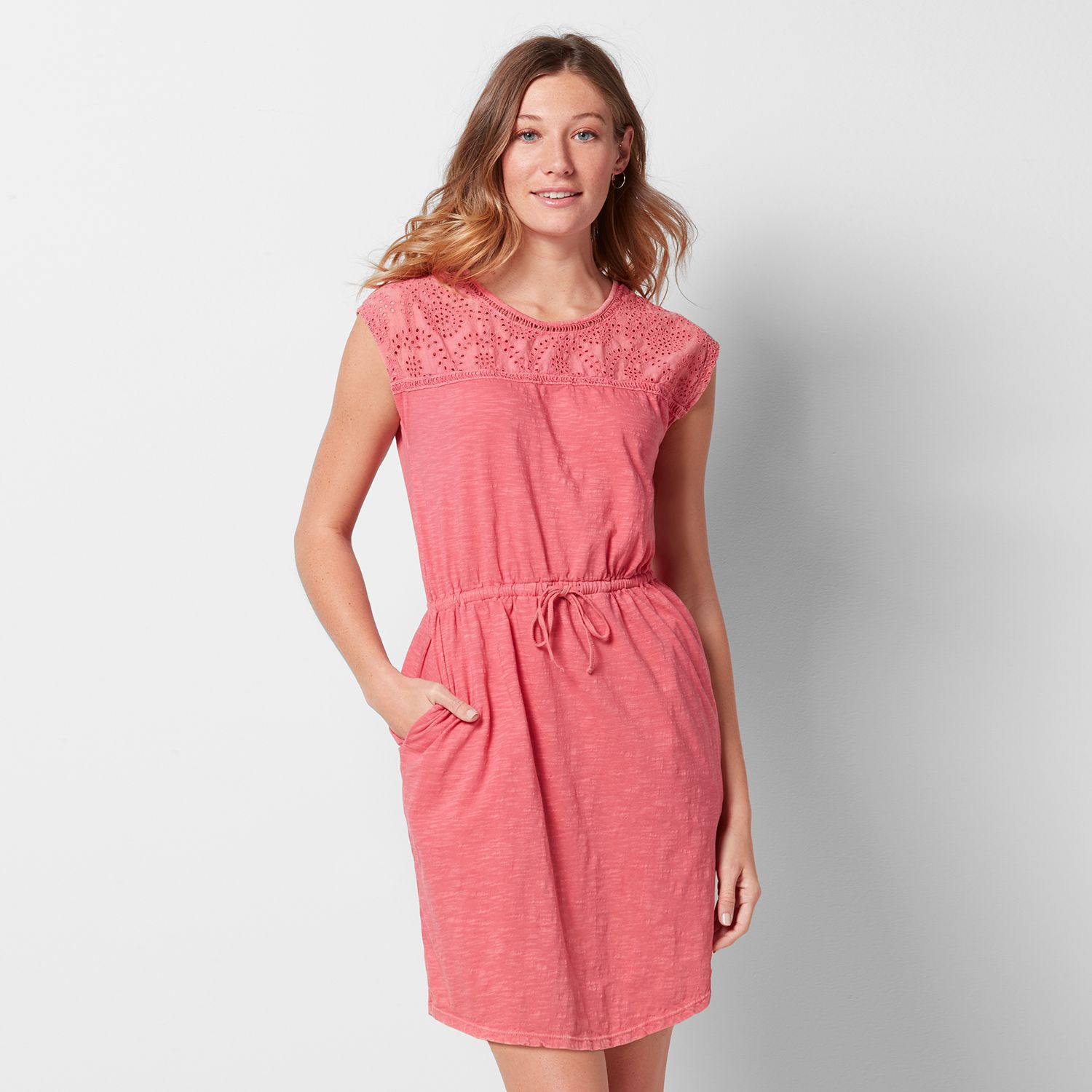 kohls coral dress