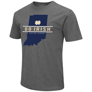 Men's Campus Heritage Notre Dame Fighting Irish War Cry State Tee