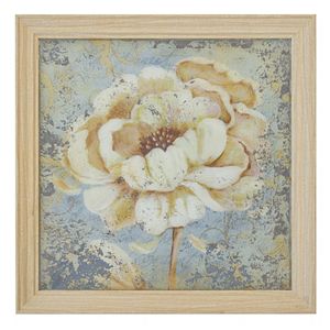 New View Flower Print on Mirror Framed Wall Art