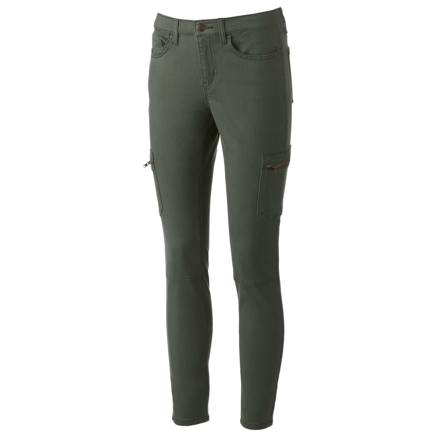 Juniors' Mudd® Cargo Utility Skinny Pants