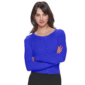 Women's ELLE™ Scalloped Cardigan