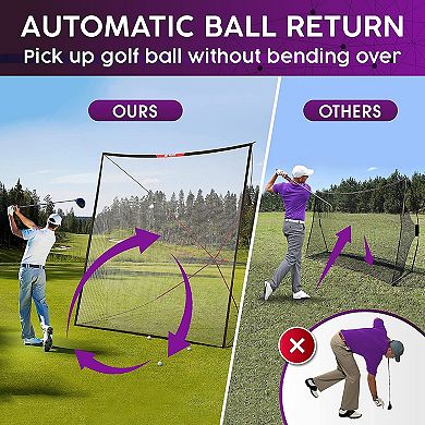 Net Playz 10-Ft. Golf Practice Auto Return Net