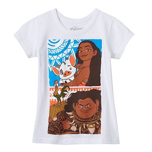 Disney's Moana & Maui Girls 4-6x Tee