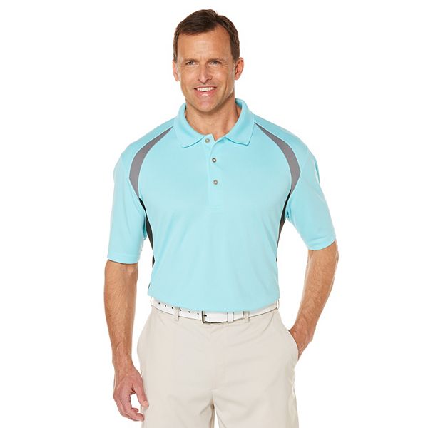 Big & Tall Grand Slam Classic-Fit Colorblock Airflow Performance Golf Polo