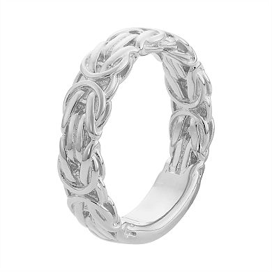 Sterling Silver Byzantine Ring