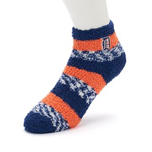 Women's For Bare Feet Detroit Tigers Pro Stripe Sleep Socks