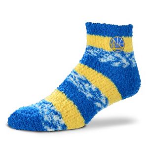 Women's For Bare Feet Golden State Warriors Pro Stripe Sleep Socks