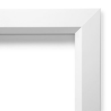 Amanti Art Blanco White Large Wall Mirror