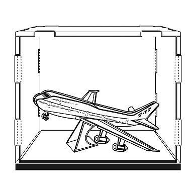 Fascinations 4" x 5" x 4" Metal Earth Acrylic Display Cube