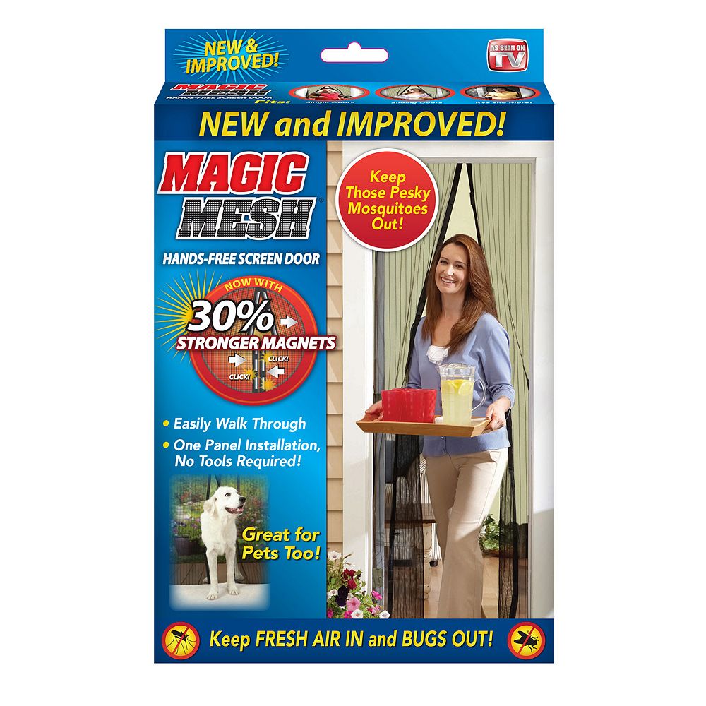 Magic Mesh Hands Free Screen Door As Seen On Tv