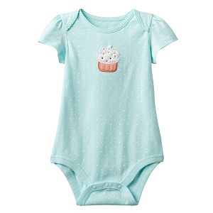 Baby Girl Jumping Beans® Cupcake Polka-Dot Bodysuit