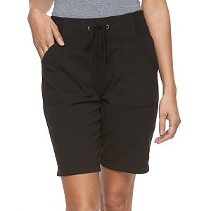 Petite Tek Gear® Knit Bermuda Shorts