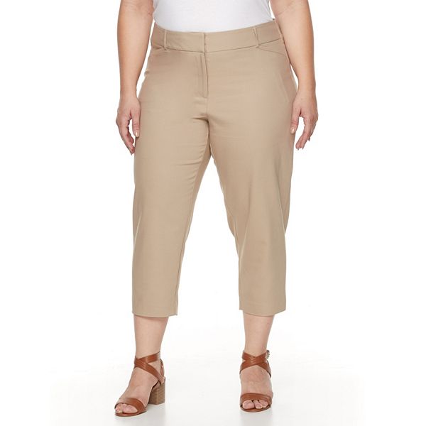 Plus Size Apt. 9® Torie Capri Dress Pants