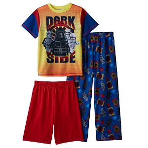 Boys 4-10 LEGO Star Wars Dark Side 3-Piece Pajama Set