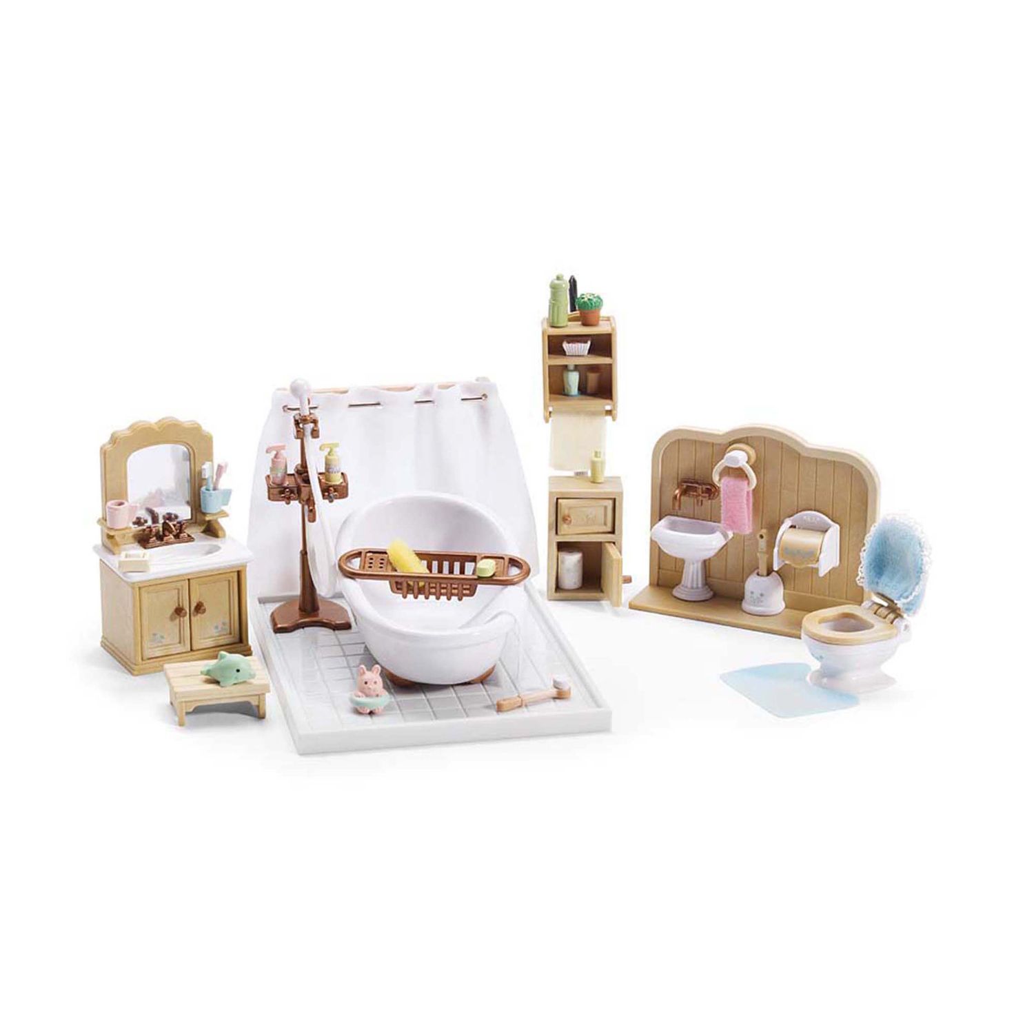 calico critters deluxe living room set