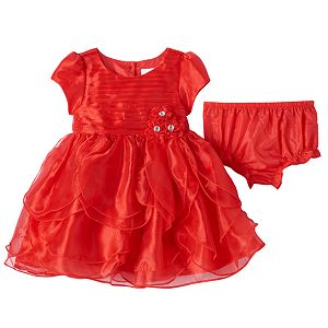 Baby Girl Nannette Tiered Petal Dress