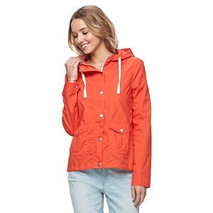 Juniors' SO® Hooded Field Jacket
