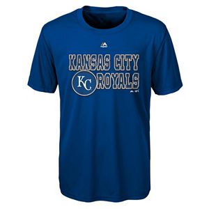 Boys 4-7 Majestic Kansas City Royals Show Time Tee