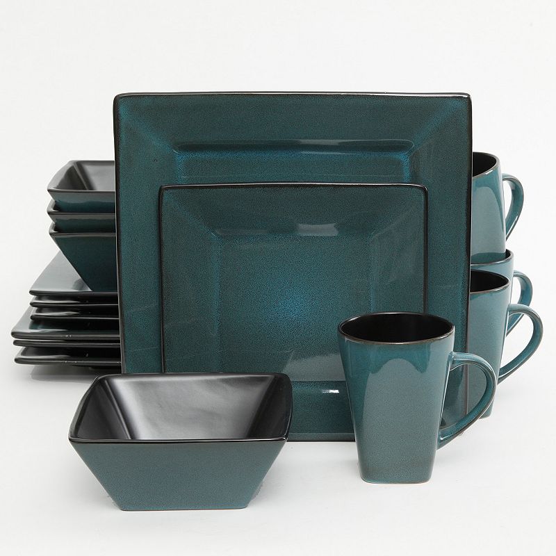 Gibson Elite Kiesling 16-Piece Dinnerware Set - Blue